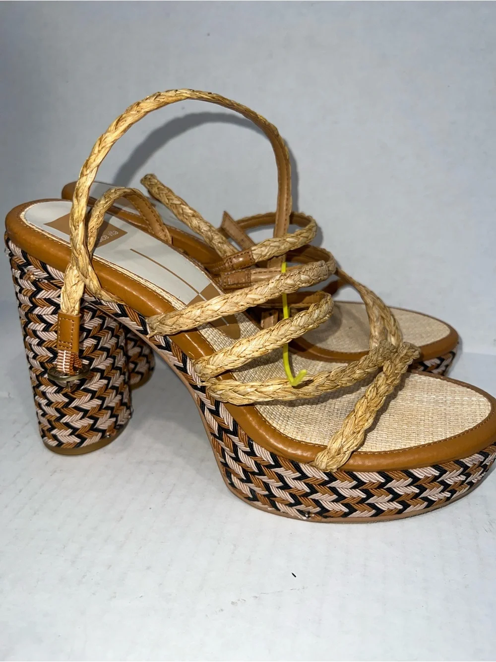 Dolce Vita Tan Braided Rope Platform  Sandals 👡